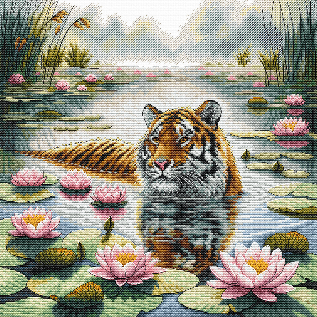 Digital Cross Stitch Pattern for AVA P121 Kit