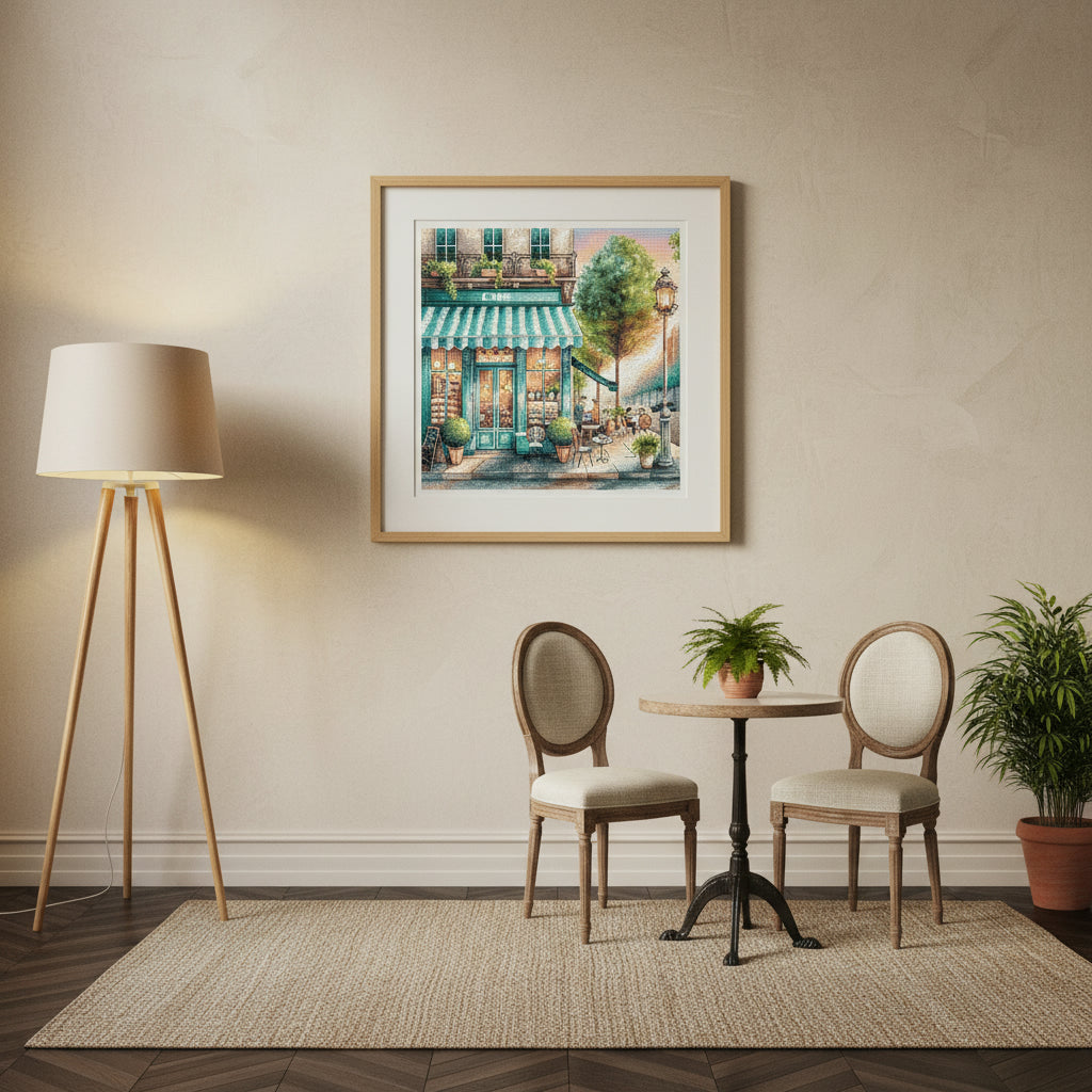 A Coffee in Town - Cross Stitch Kit AVA P026