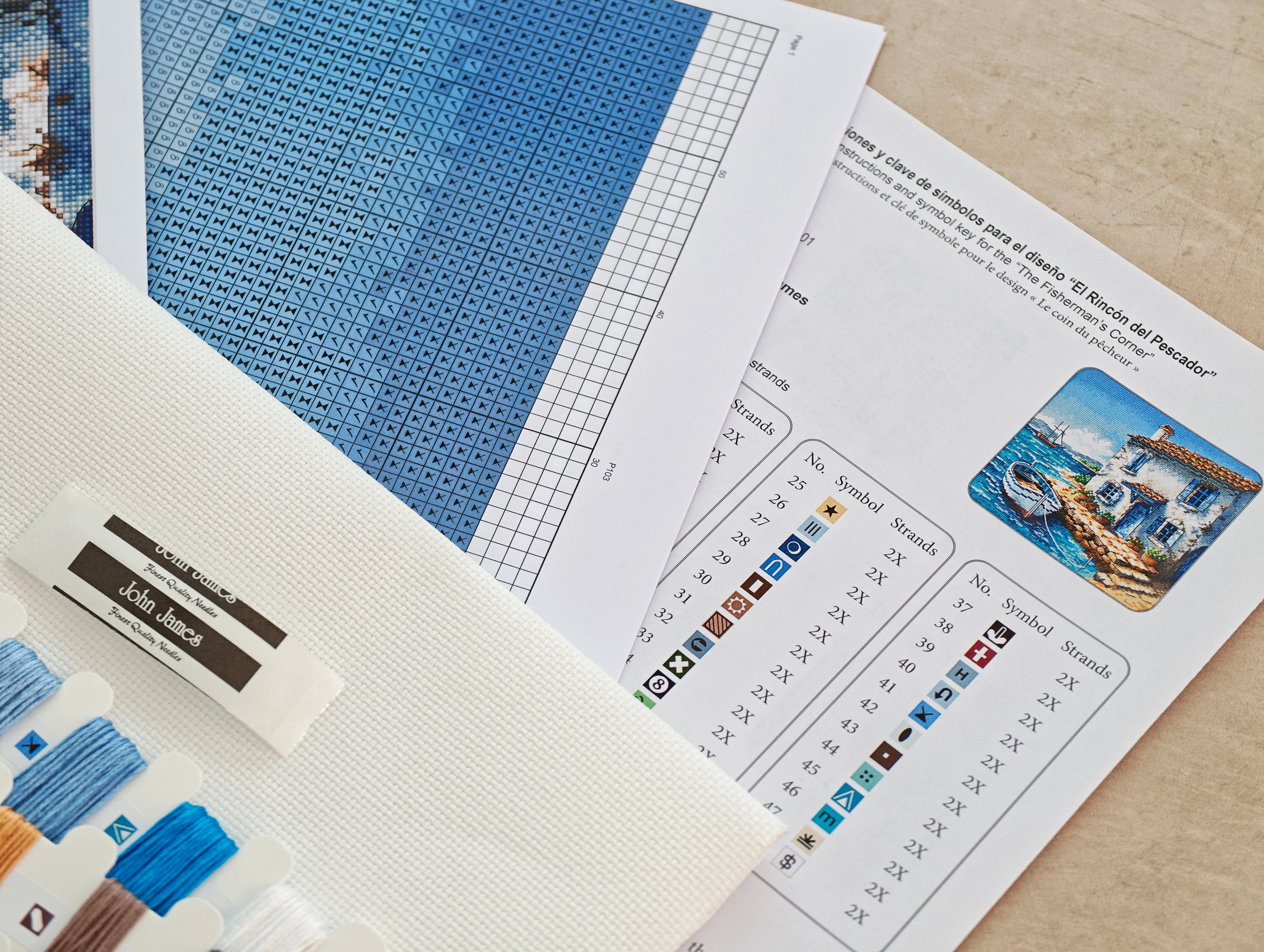 The Fisherman's Corner - Cross Stitch Kit AVA P103