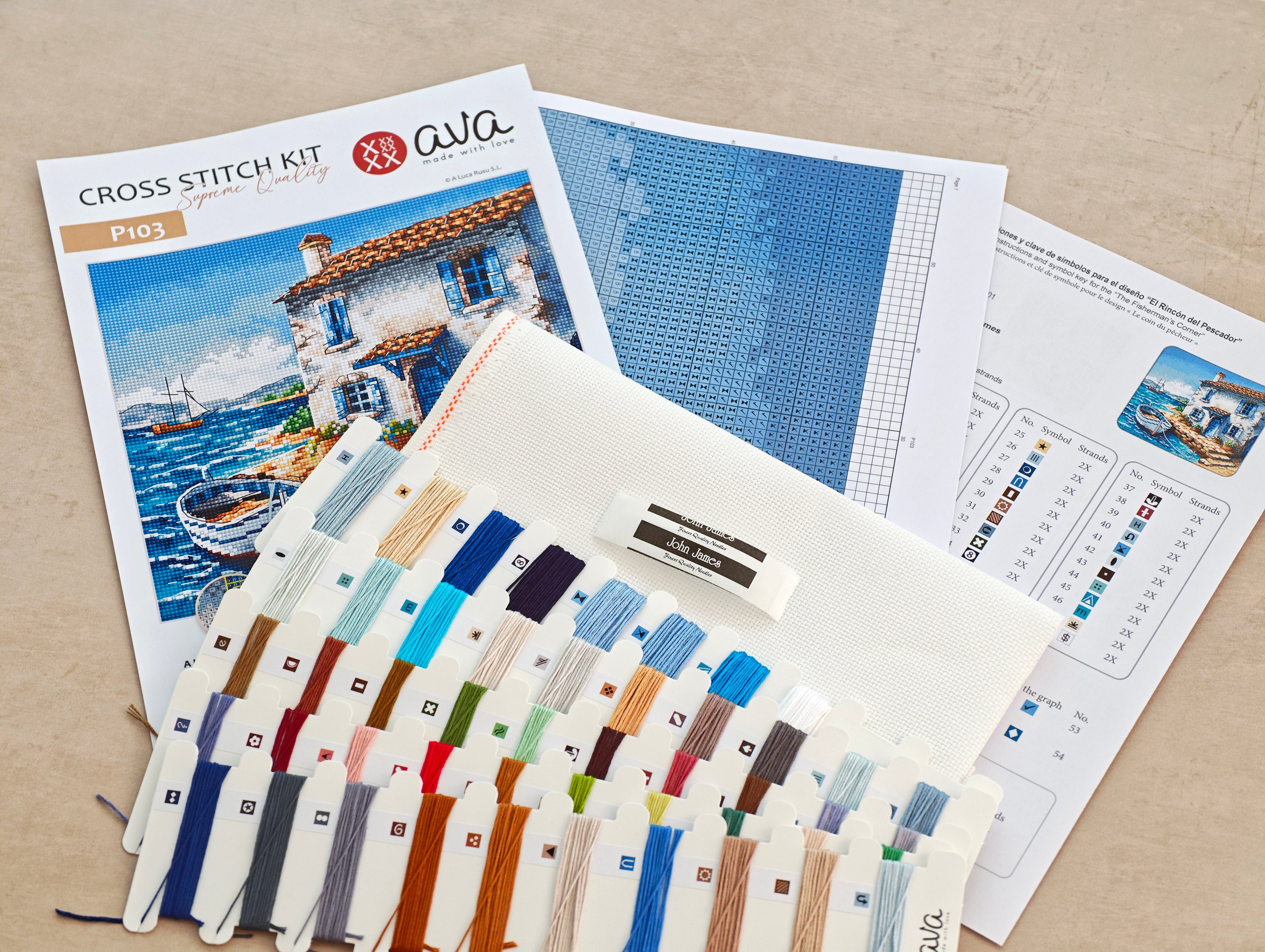 The Fisherman's Corner - Cross Stitch Kit AVA P103