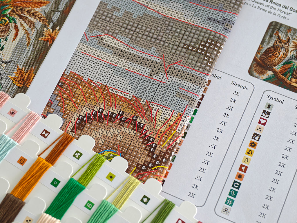 Cross Stitch Kit AVA P019 - The Queen of the Forest