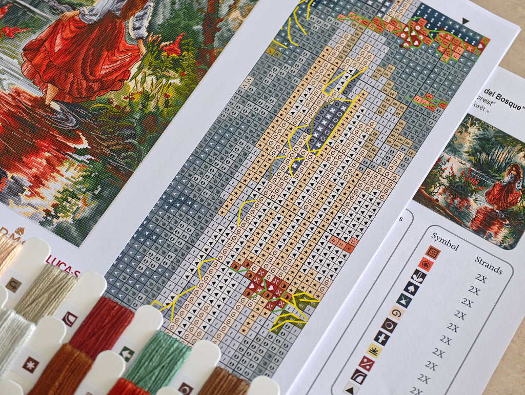 Cross Stitch Kit AVA P041 - The Secret of the Forest
