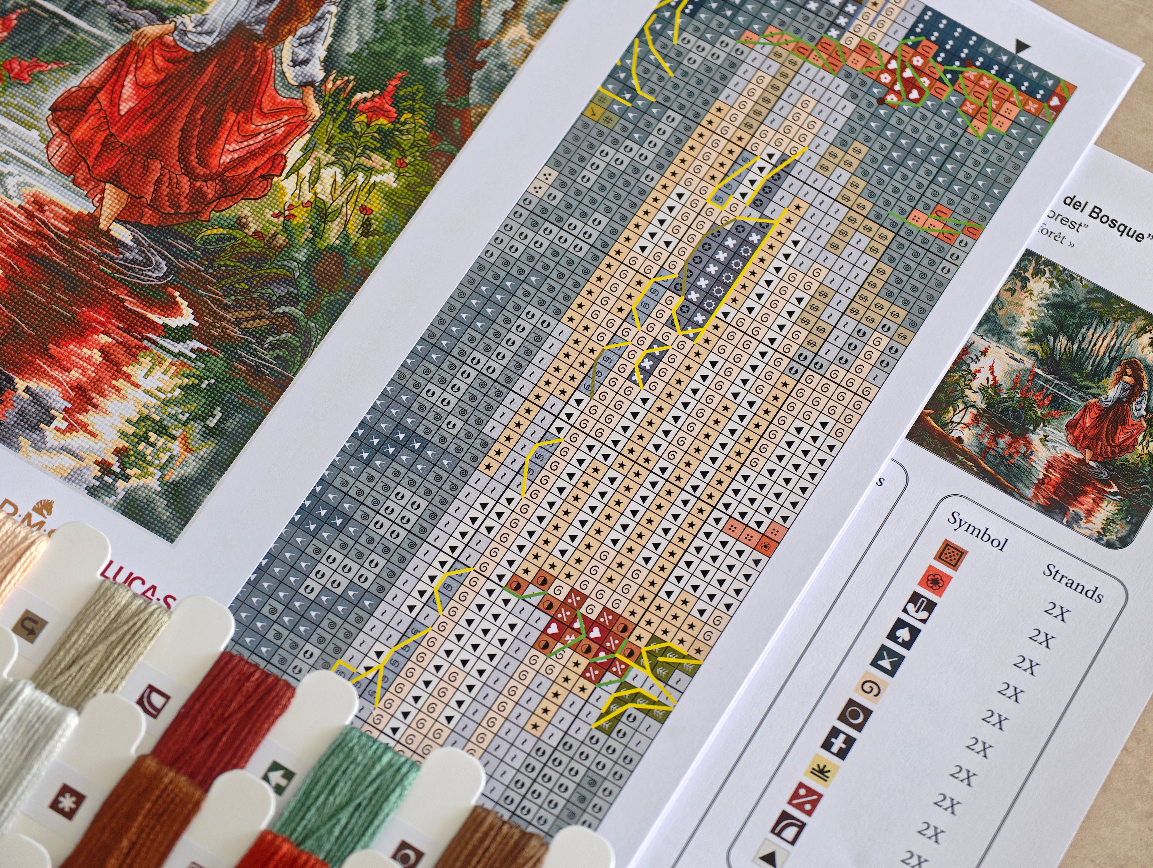 Cross Stitch Kit AVA P041 - The Secret of the Forest