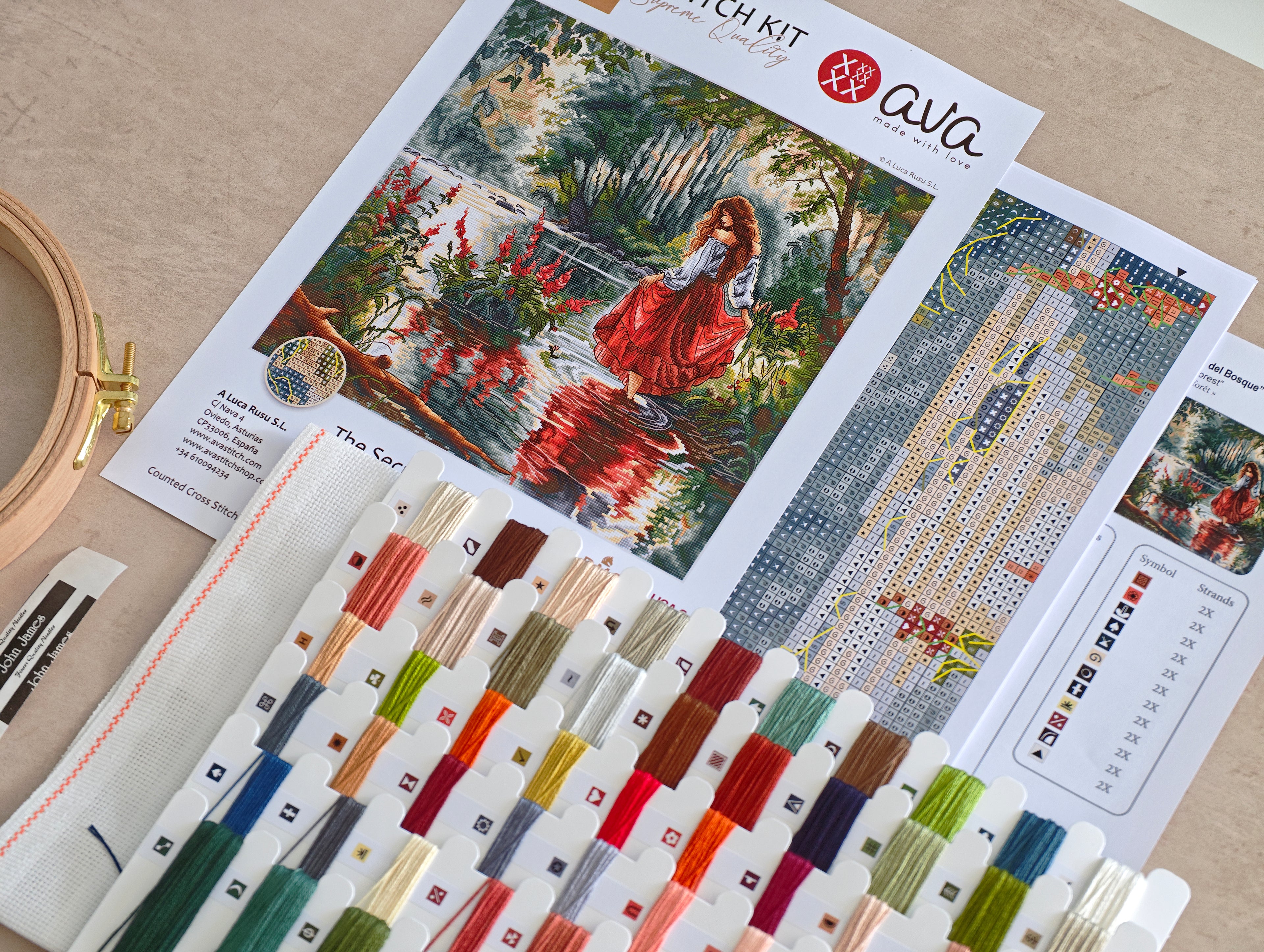 Cross Stitch Kit AVA P041 - The Secret of the Forest