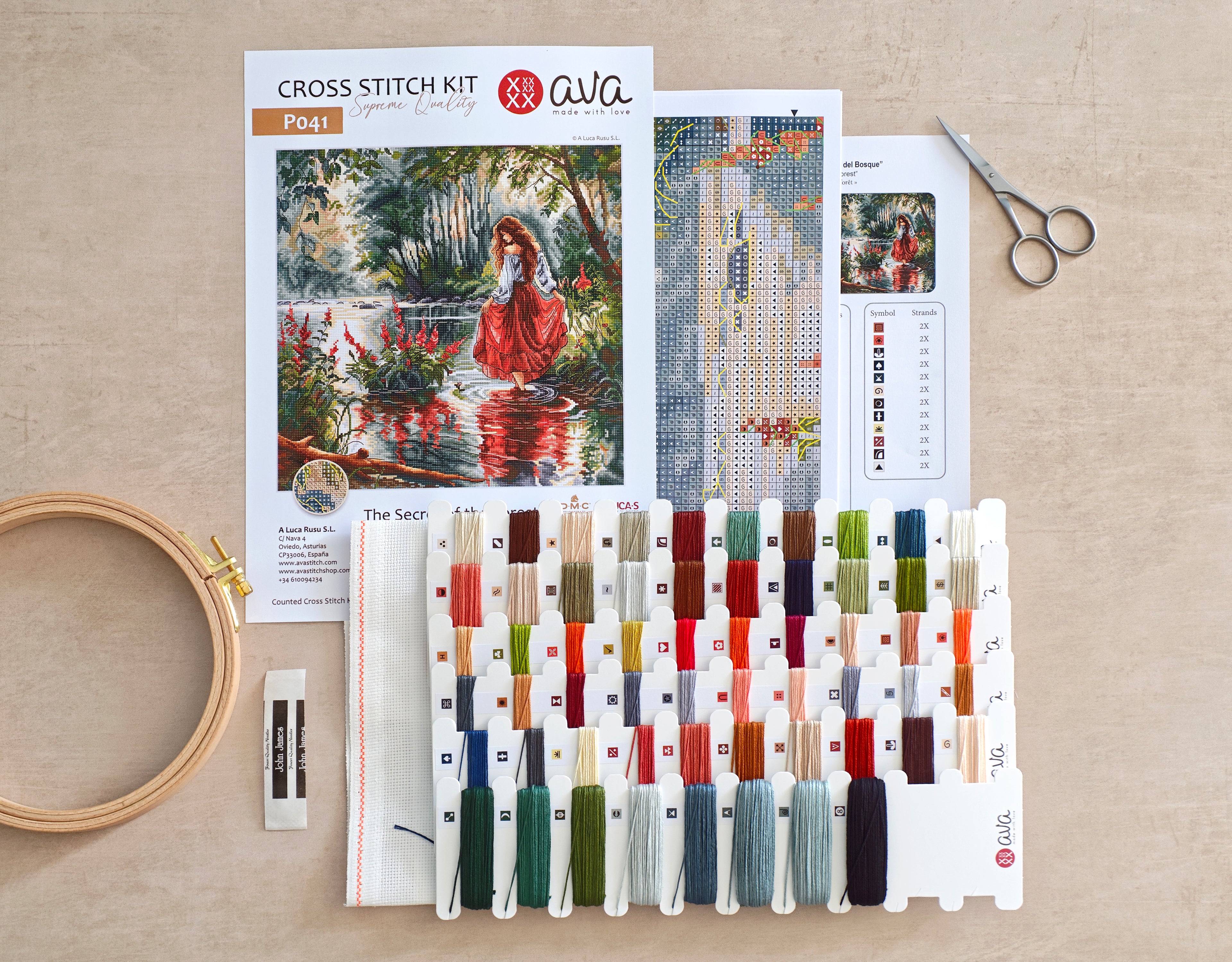 Cross Stitch Kit AVA P041 - The Secret of the Forest