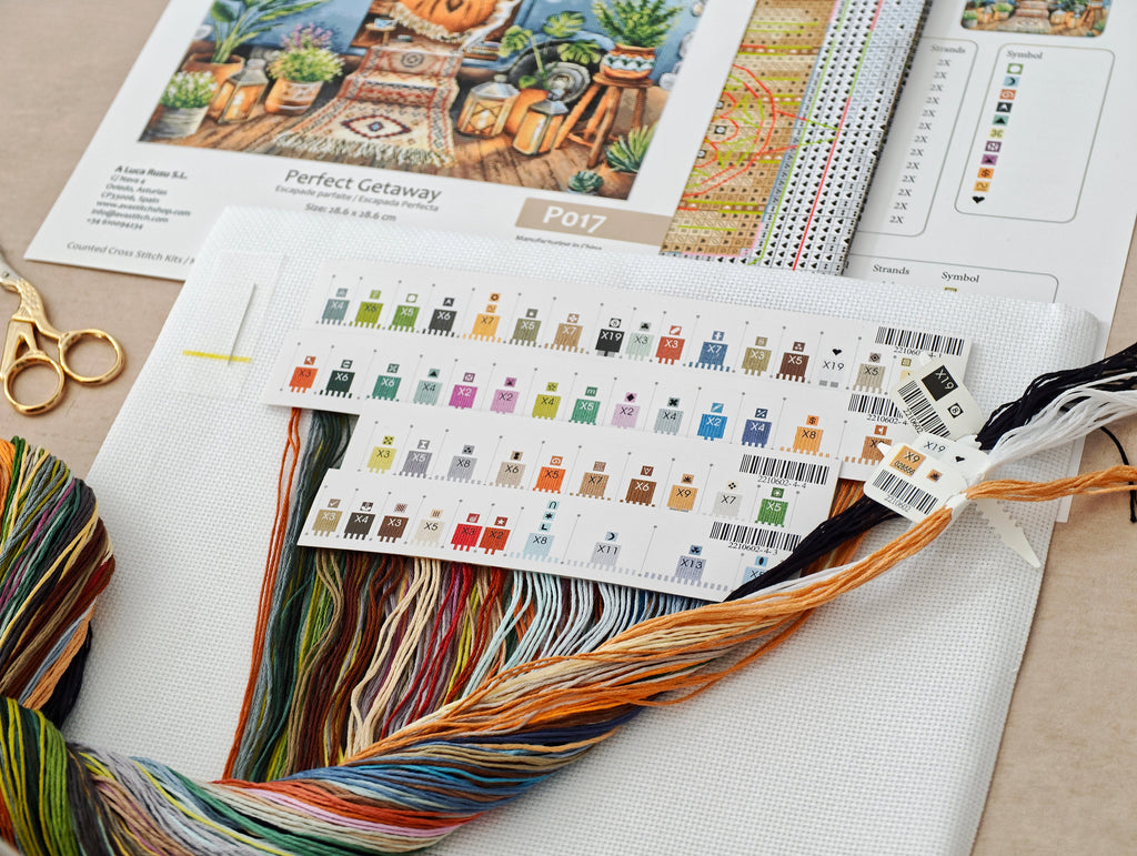 P017 Home is Where We Park It - Cross-Stitch Kit - Signature Collection