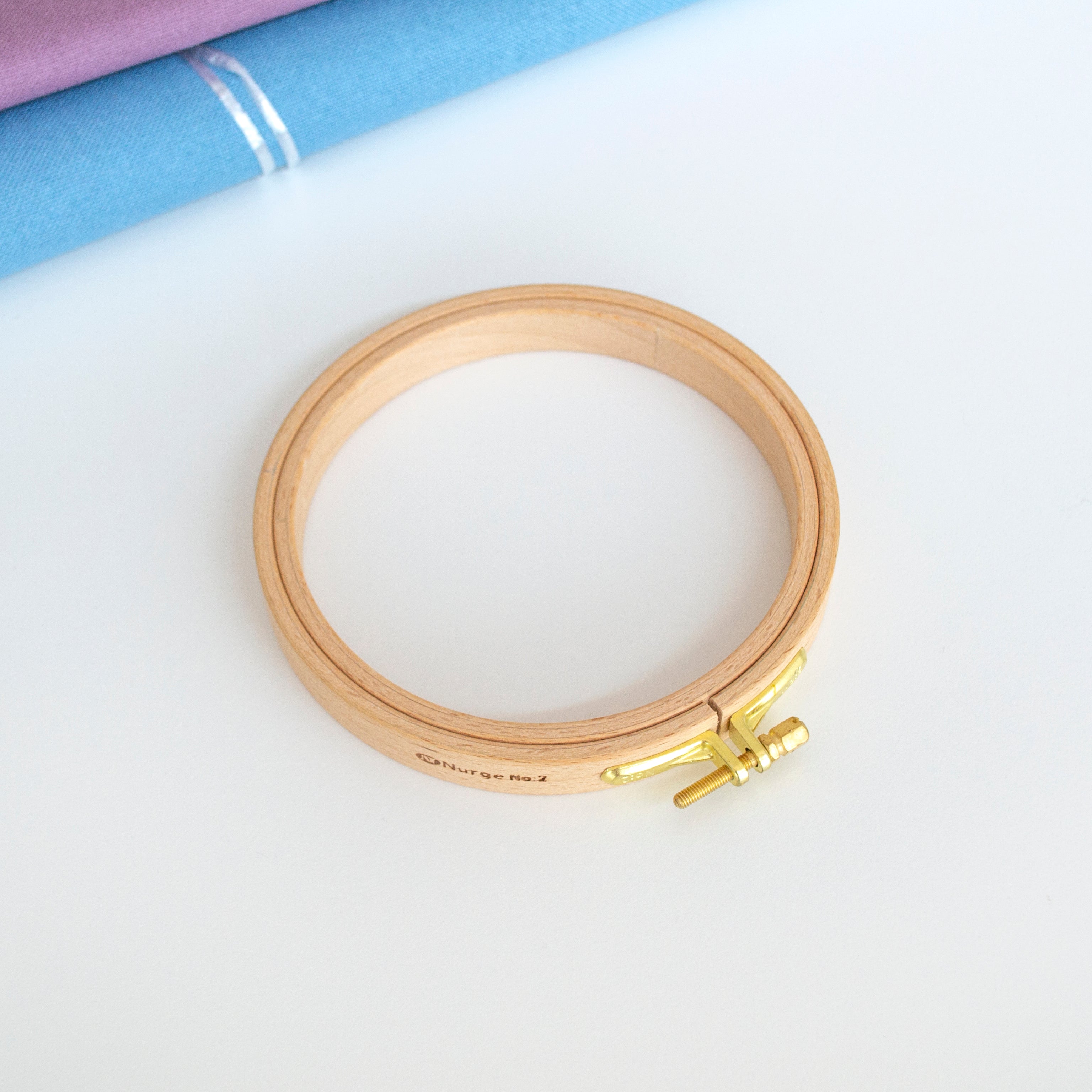 Nurge 16 mm Wooden Circular Hoop: Your Ideal Companion for High-Quality Embroidery