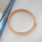 Nurge 24 mm Wooden Embroidery Hoop: A Sturdy Companion for Exquisite Stitching