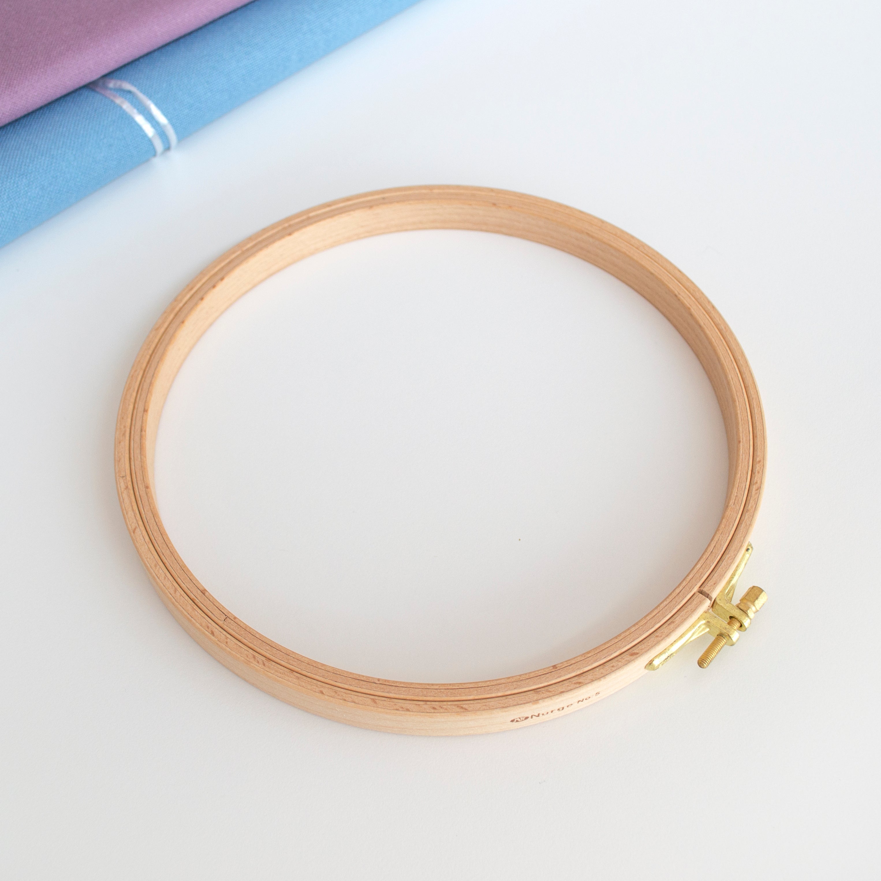Nurge 16 mm Wooden Circular Hoop: Your Ideal Companion for High-Quality Embroidery