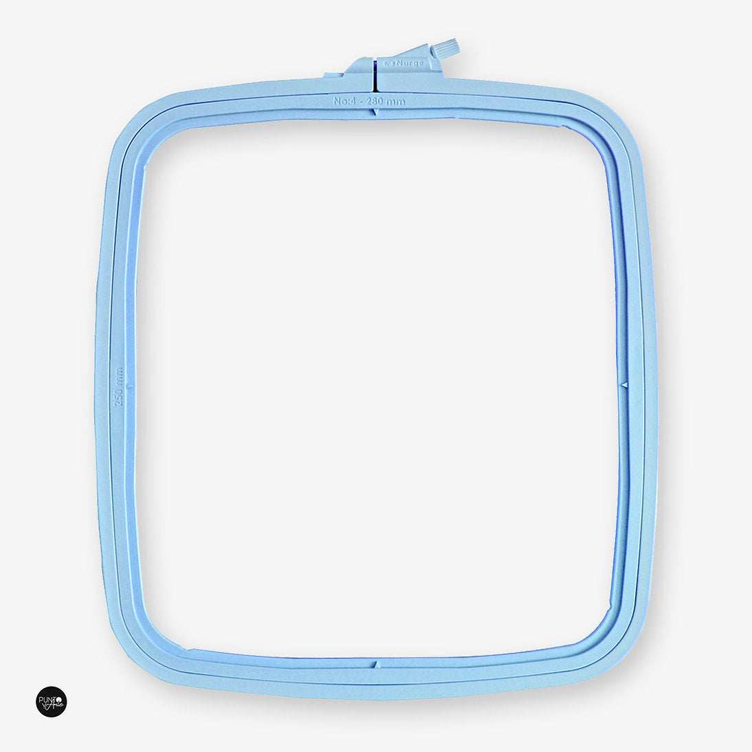 Nurge Blue Square Hoop: Precision and Elegance for Your Embroidery