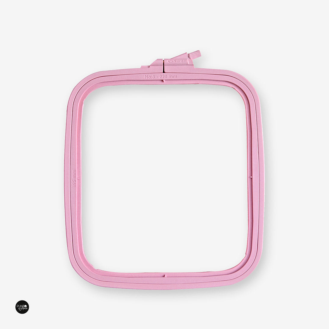 Nurge Pink Square Hoop: Your Perfect Companion for Embroidery and Cross-Stitch