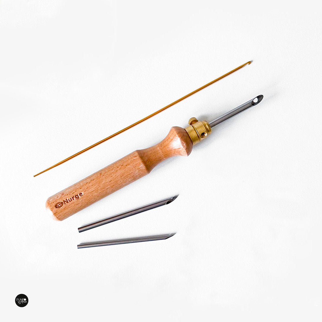 Nurge Large Punch Needle: Essential for Rug Embroidery Technique