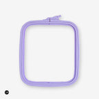 Nurge Violet Square Hoop: Precision and Style for Your Embroidery