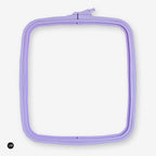 Nurge Violet Square Hoop: Precision and Style for Your Embroidery