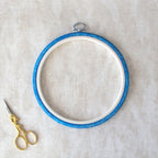 Nurge Blue Hoop-Frame: Your Elegant, All-in-One Solution for Embroidery and Display
