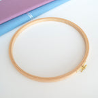 Nurge 16 mm Wooden Circular Hoop: Your Ideal Companion for High-Quality Embroidery