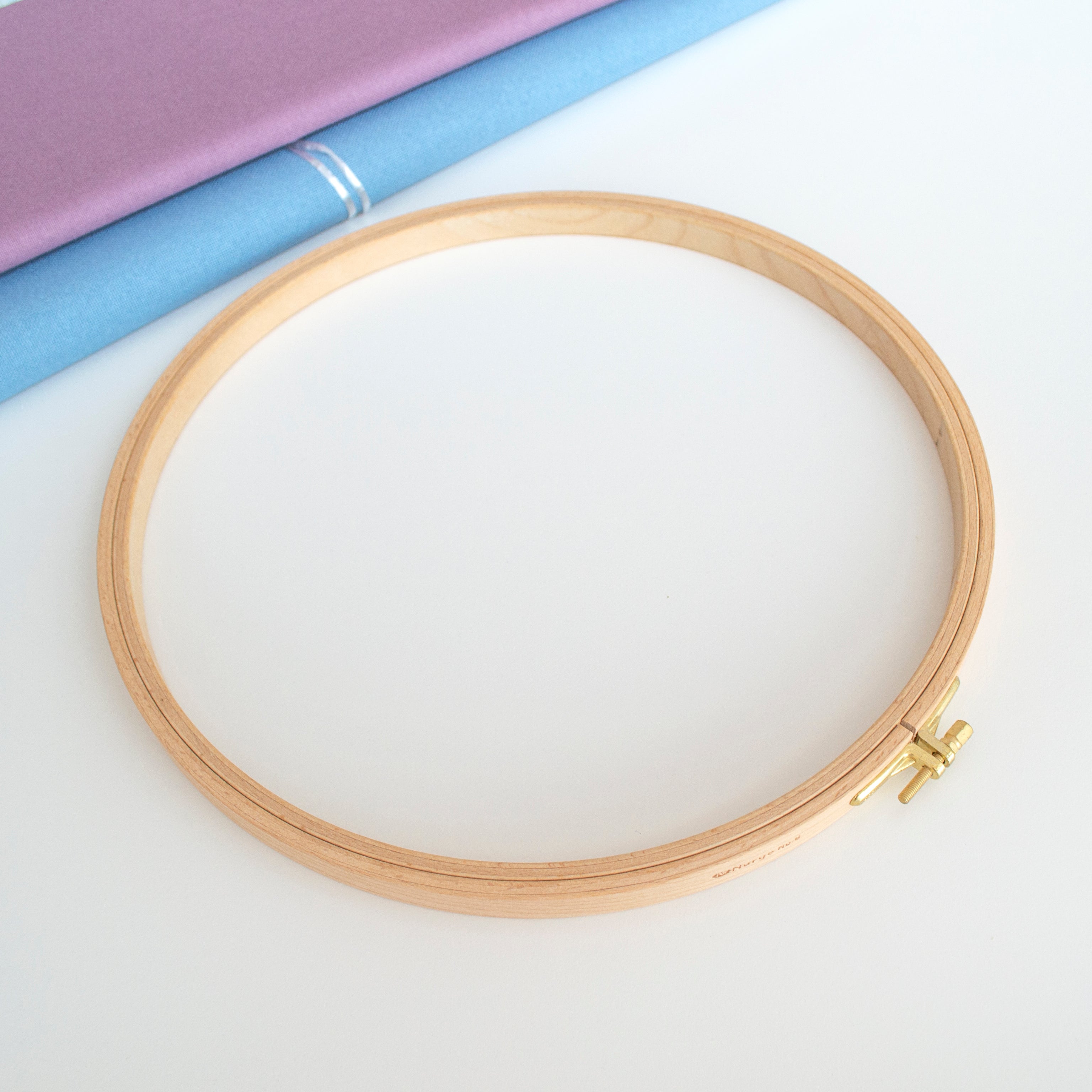 Nurge 16 mm Wooden Circular Hoop: Your Ideal Companion for High-Quality Embroidery