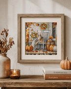 P101 Autumn Whiskers – Digital Cross Stitch Pattern – PDF, SAGA & Dize