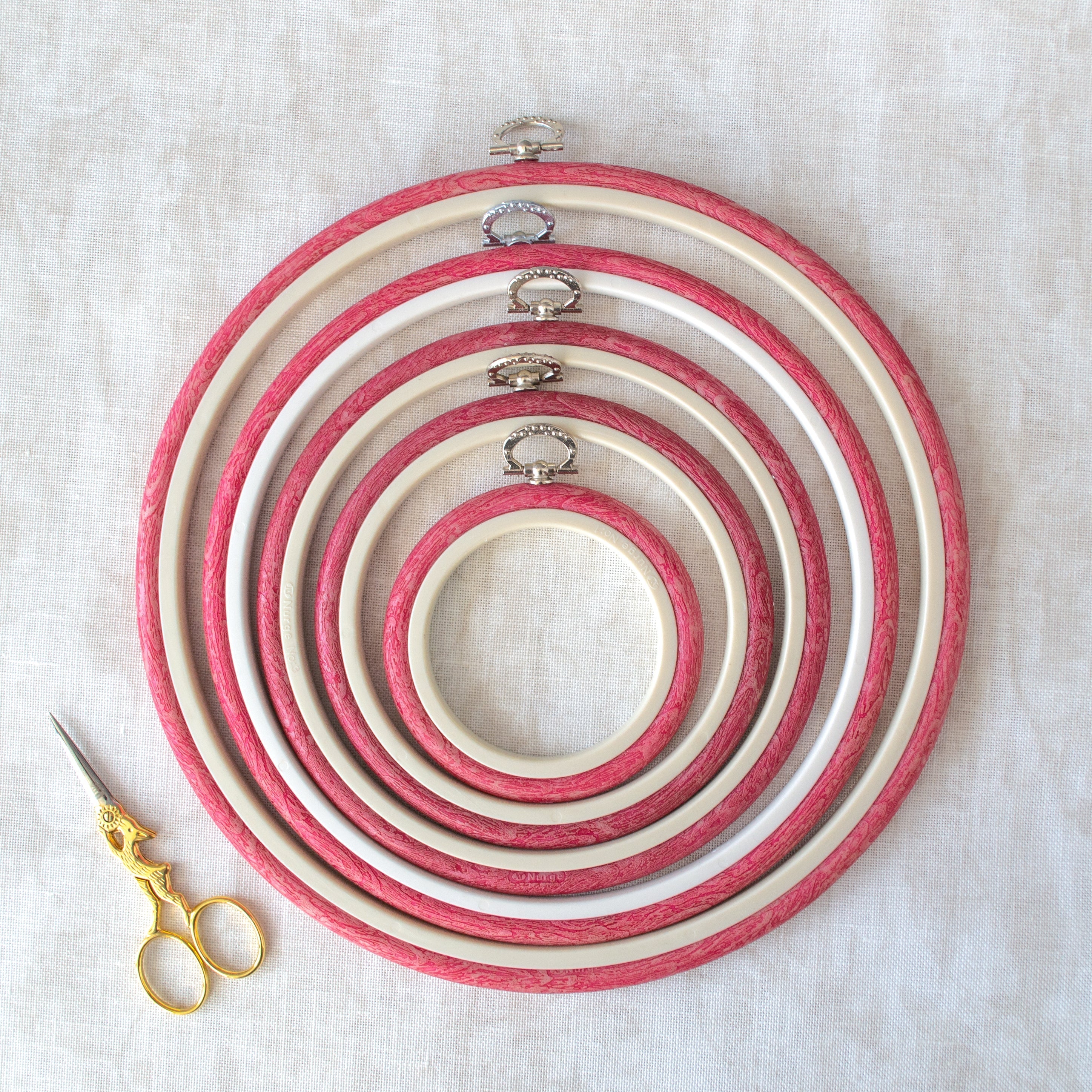 Nurge Red Hoop-Frame: The Perfect Blend of Functionality and Style for Your Embroidery