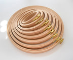 Nurge 24 mm Wooden Embroidery Hoop: A Sturdy Companion for Exquisite Stitching