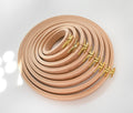 Nurge 8 mm Wooden Circular Hoop: Perfect Tension and Natural Finish for Your Embroidery Projects