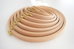 Nurge 24 mm Wooden Embroidery Hoop: A Sturdy Companion for Exquisite Stitching