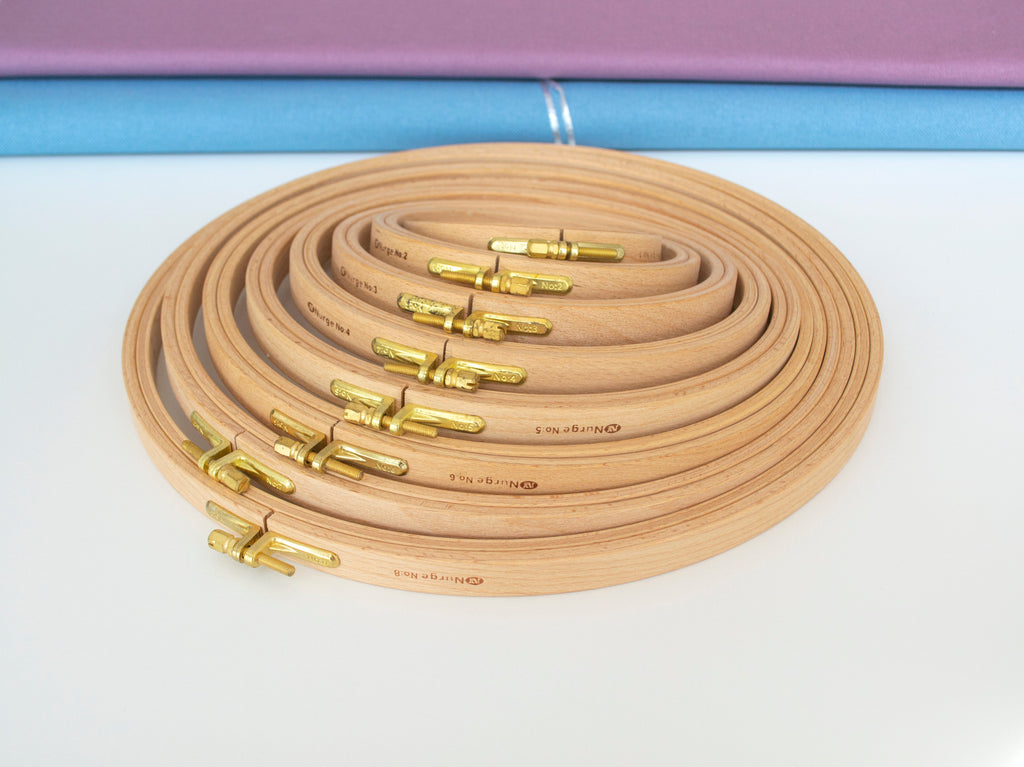 Nurge 16 mm Wooden Circular Hoop: Your Ideal Companion for High-Quality Embroidery