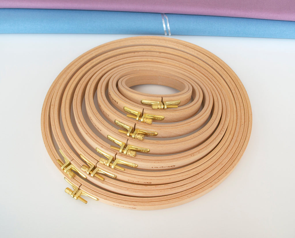 Nurge 16 mm Wooden Circular Hoop: Your Ideal Companion for High-Quality Embroidery