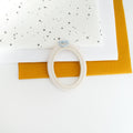 Nurge Oval Flexi Hoop Frame (White): Elegance and Functionality for Your Embroidery Projects