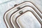 Nurge Square Flexi Hoop Frame in Dark Brown: Elegance and Functionality for Your Embroidery Projects