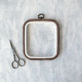 Nurge Square Flexi Hoop Frame in Dark Brown: Elegance and Functionality for Your Embroidery Projects