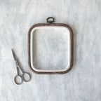 Nurge Square Flexi Hoop Frame in Dark Brown: Elegance and Functionality for Your Embroidery Projects