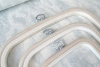Nurge Square Flexi Hoop Frame in Pristine White: Elegance and Functionality