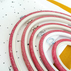 Nurge Flexi Hoop Oval (Red): A Vibrant and Functional Frame for Your Embroidery