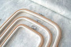 Lunettes à monture carrée flexible Nurge couleur beige : Élégance et fonctionnalité