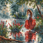 Cross Stitch Kit AVA P041 - The Secret of the Forest