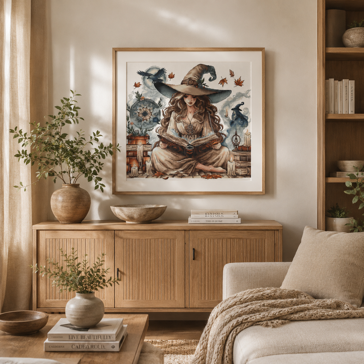 The Witche's Autumn - Cross Stitch Kit AVA Stitch P042