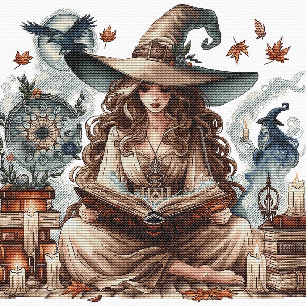 The Witche's Autumn - Cross Stitch Kit AVA Stitch P042