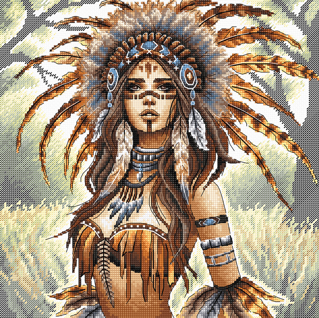 Digitales Kreuzstichmuster für das AVA P046 Kit