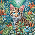 Cross Stitch Kit AVA P074 Kitten in Bloom