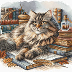 Cross Stitch Kit AVA Stitch The Wise Cat P089