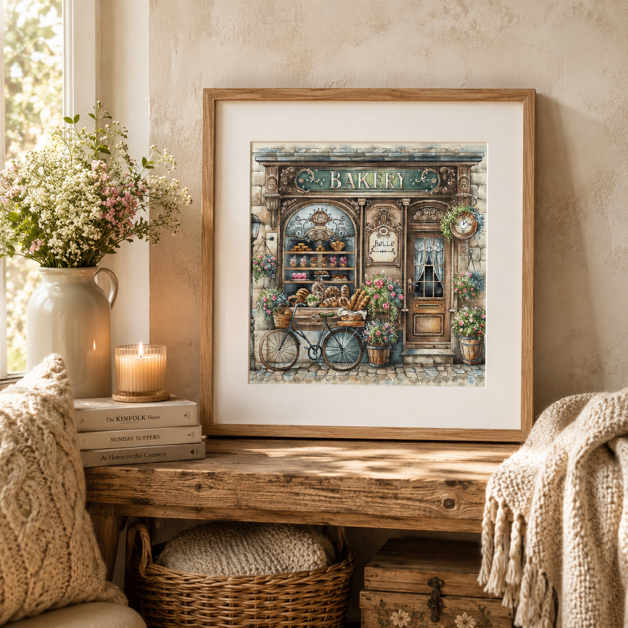 The Old Bakery - Cross Stitch Kit AVA P100