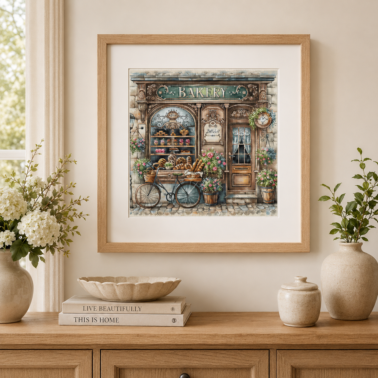 The Old Bakery - Cross Stitch Kit AVA P100