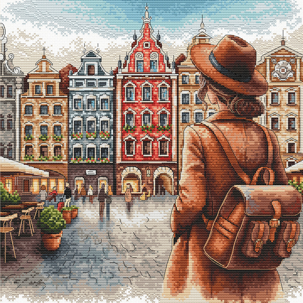 Old Town of Bruges - Cross Stitch Kit AVA P104