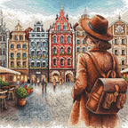 Old Town of Bruges - Cross Stitch Kit AVA P104