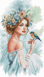 The Lady of the Garden - Cross Stitch Kit AVA P148
