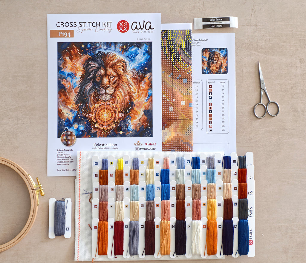 Celestial Lion - Cross Stitch Kit AVA P194
