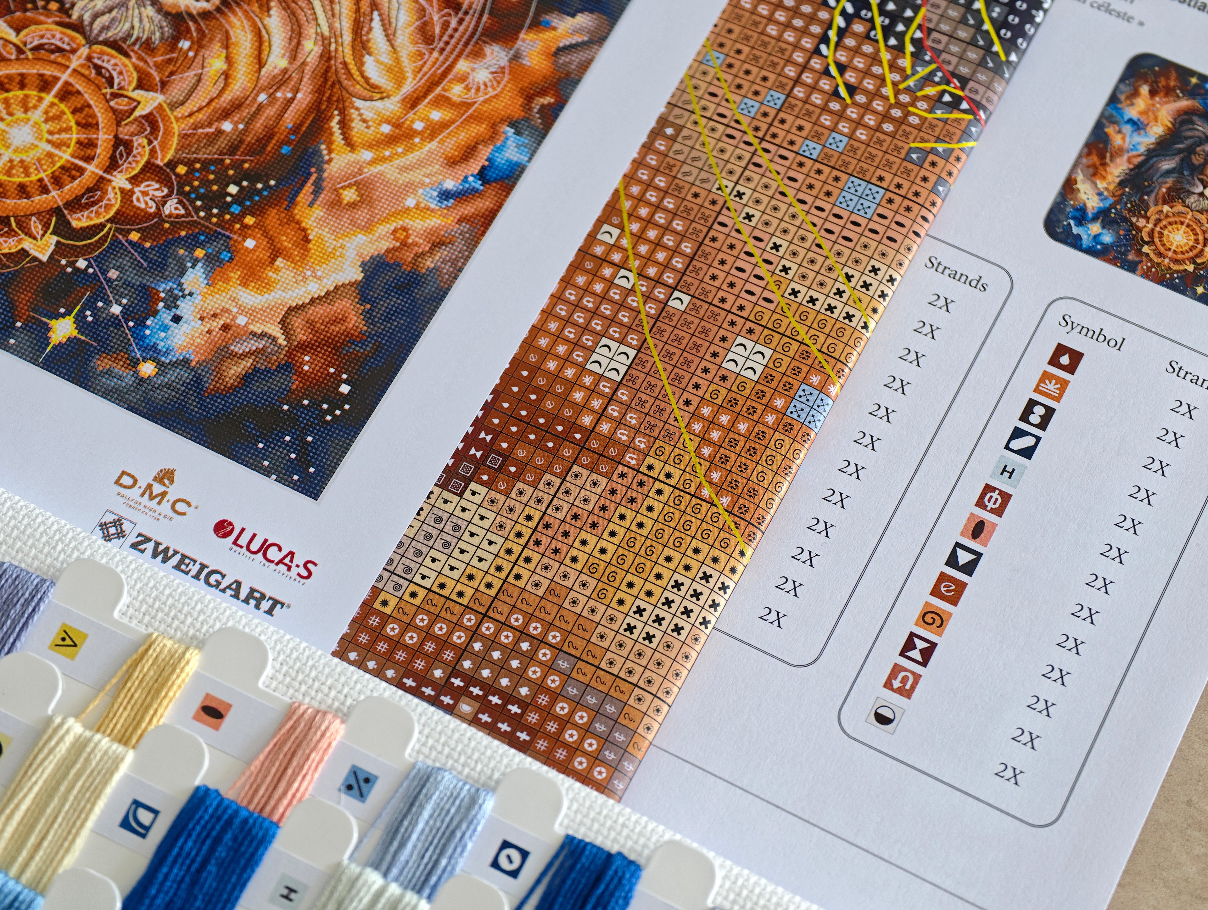 Celestial Lion - Cross Stitch Kit AVA P194