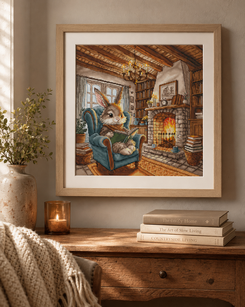 Afternoon of Reading - Cross Stitch Kit AVA P195
