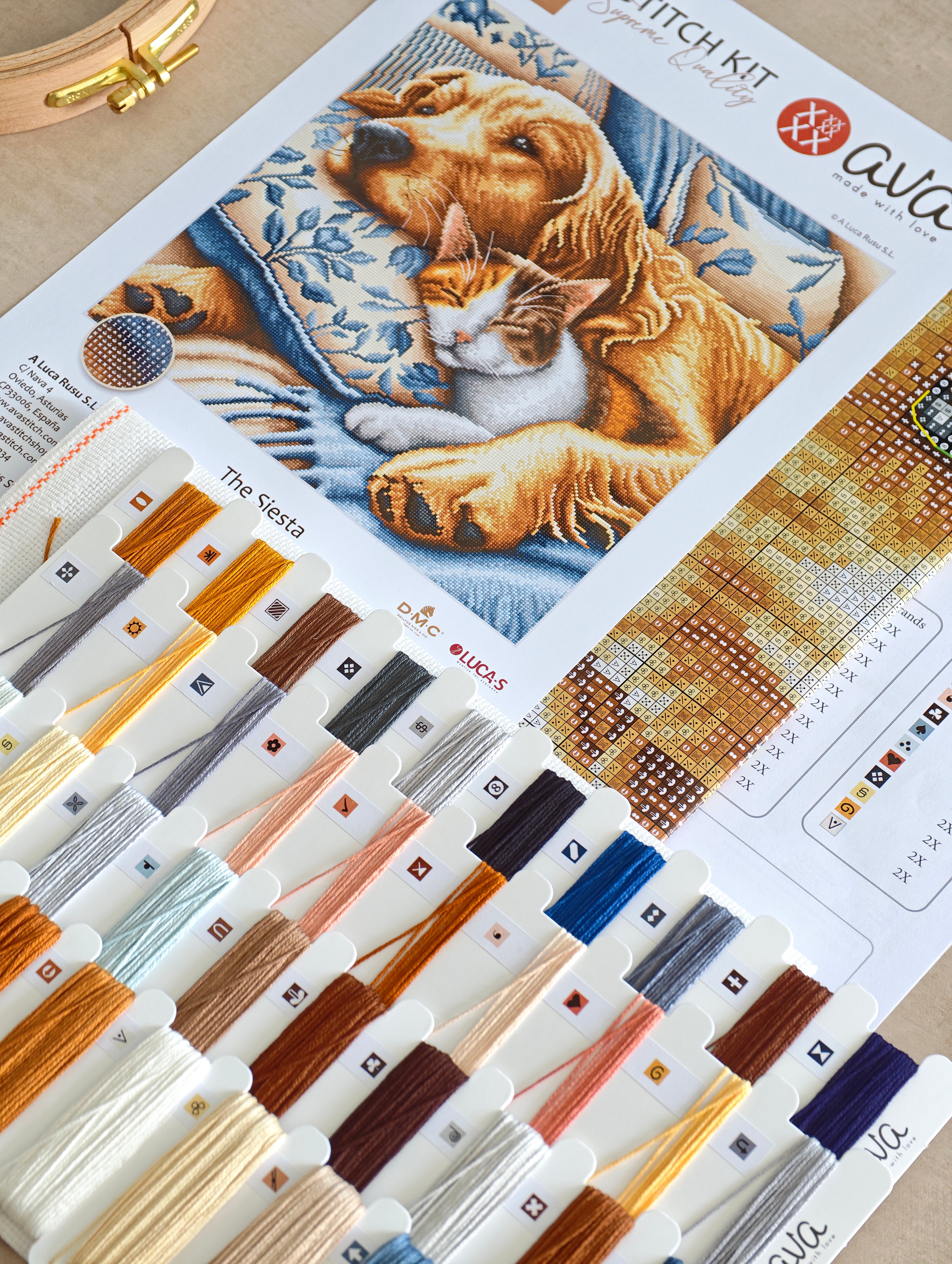The Nap - Cross Stitch Kit AVA P196